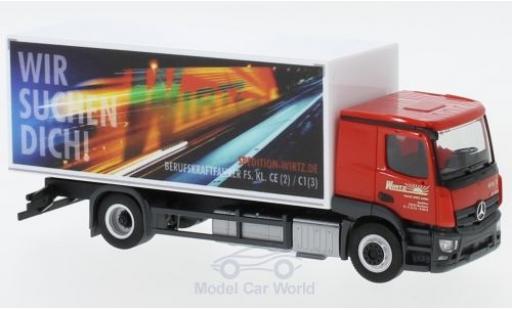 Mercedes CLA 1/87 Herpa Actros Classicspace Wirtz Kühlkoffer-LKW modellino in miniatura