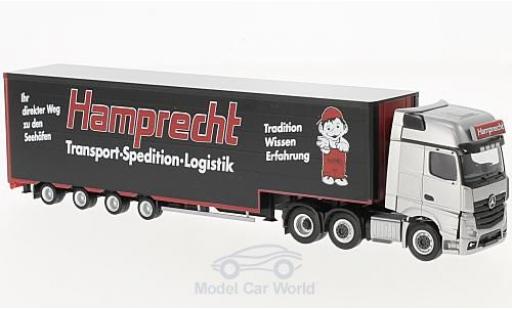 Mercedes Actros 1/87 Herpa Gigaspace 6x2 Hamprecht Meusburger-SZ modellino in miniatura