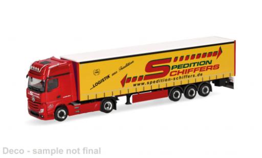 Mercedes Actros 1/87 Herpa Gigaspace Spedition Schiffers 1:87 modellino in miniatura