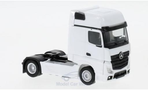 Mercedes Actros 1/87 Herpa Gigaspace bianco 2018 Zugmaschine modellino in miniatura