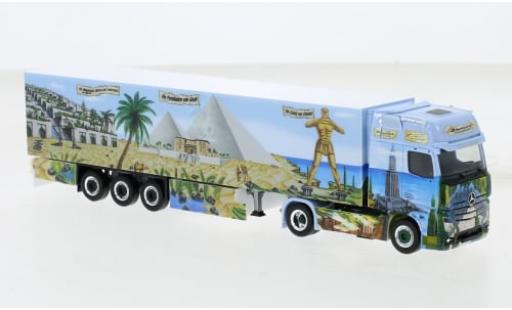 Mercedes Actros 1/87 Herpa Weltgeschichte Nr. 3.2 / Schumacher 2018 1:87 modellino in miniatura
