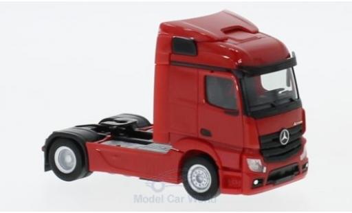 Mercedes Actros 1/87 Herpa Streamspace 2.3 rosso 2018 2-achs Zugmaschine modellino in miniatura