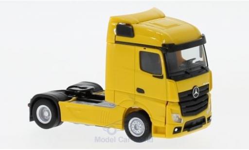 Mercedes Actros 1/87 Herpa Streamspace 2.5 giallo 2018 Zugmaschine modellino in miniatura