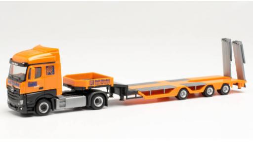 Mercedes Actros 1/87 Herpa Streamspace 2.5 Goldhofer Rolf Riedel Allrounder-tracteur modellino in miniatura
