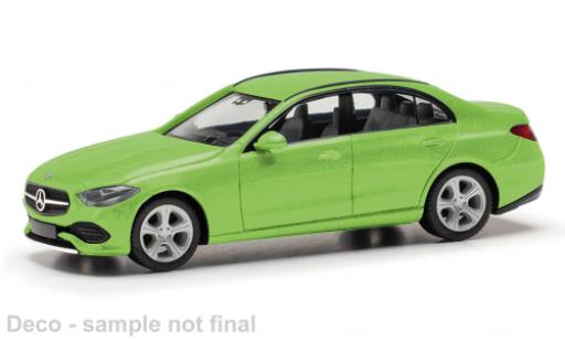 Mercedes Classe C 1/87 Herpa grün 1:87 modellino in miniatura