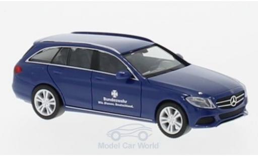 Mercedes Classe C 1/87 Herpa T-Modell Bundeswehr modellino in miniatura
