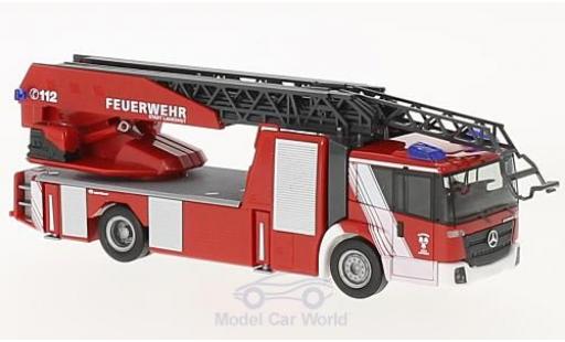 Mercedes Econic 1/87 Herpa Drehleiter Feuerwehr Landshut modellino in miniatura