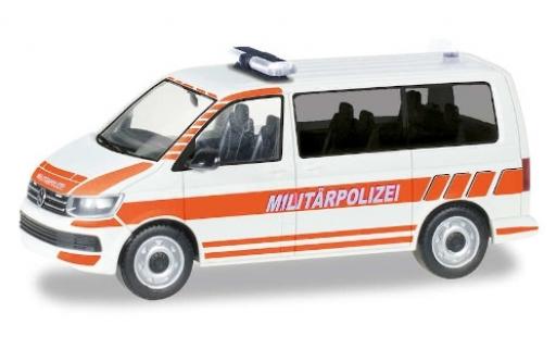 Volkswagen T6 1/87 Herpa Bus Militärpolizei Schweiz modellino in miniatura