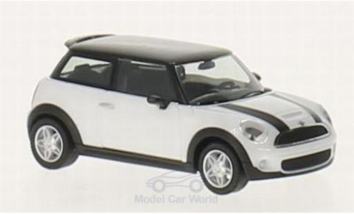 Mini Cooper S 1/87 Herpa S bianco/nero modellino in miniatura