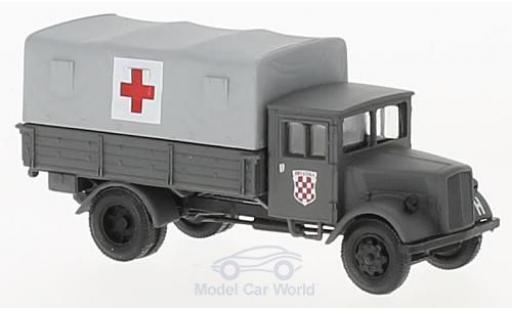 Opel Blitz 1/87 Herpa Sanitäts-LKW der Einsatzkräfte Kroatiens modellino in miniatura
