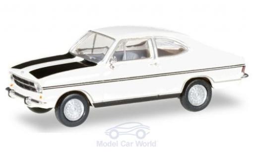 Opel Kadett 1/87 Herpa B Coupe Rally bianco/nero modellino in miniatura