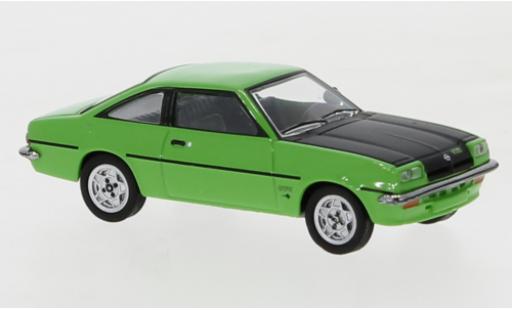 Opel Manta 1/87 Herpa B GT/E verde/nero modellino in miniatura
