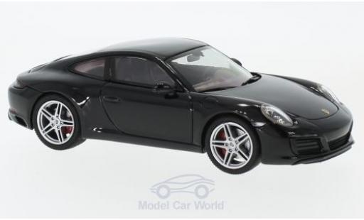 Porsche 991 SC 1/43 Herpa 911 (/2) Carrera nero modellino in miniatura