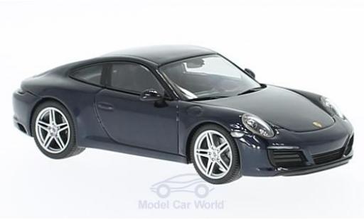 Porsche 991 SC 1/43 Herpa 911 () Carrera 4 Coupe metallico blu modellino in miniatura