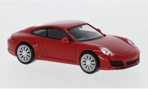 Porsche 992 4S 1/87 Herpa 911 Carrera 4S () rosso modellino in miniatura