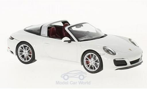 Porsche 911 Targa 1/43 Herpa Targa 4S bianco modellino in miniatura