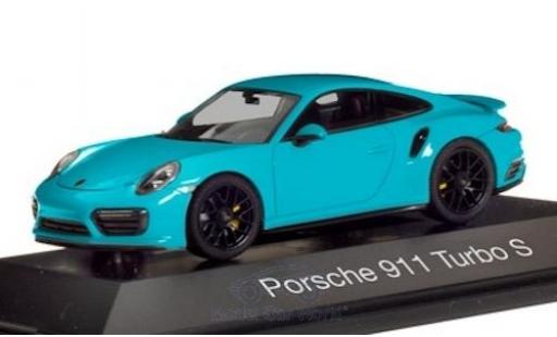 Porsche 992 Turbo s 1/43 Herpa 911 Turbo S () blu modellino in miniatura
