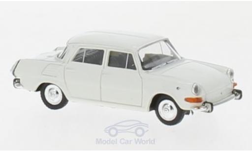 Skoda 1000 1/87 Herpa MB bianco modellino in miniatura