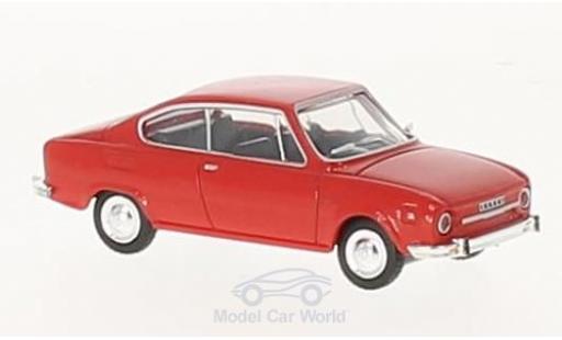 Skoda 110 1/87 Herpa R rosso modellino in miniatura