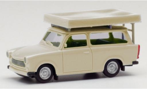 Trabant 601 1/87 Herpa Universal beige avec Tente sur toit dans le état de conduite modellino in miniatura