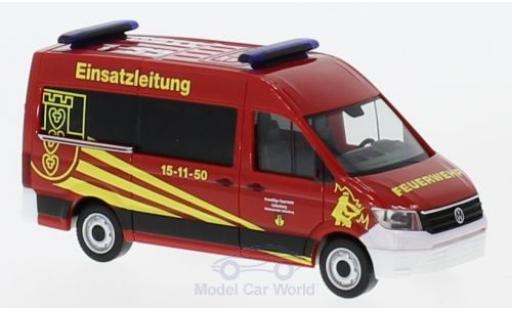 Volkswagen Crafter 1/87 Herpa Bus HD ELW Feuerwehr Liebenburg/Goslar modellino in miniatura