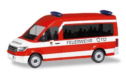 Volkswagen Crafter 1/87 Herpa BUS HD MTW Feuerwehr Nürnberg-Neundorf modellino in miniatura