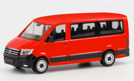 Volkswagen Crafter 1/87 Herpa FD Bus rosso modellino in miniatura