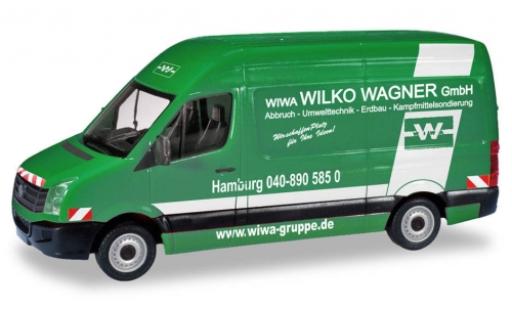 Volkswagen Crafter 1/87 Herpa Kasten HD Wilko Wagner Hamburg modellino in miniatura