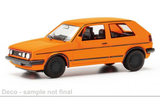 Volkswagen Golf 1/87 Herpa II GTI orange 1:87 modellino in miniatura