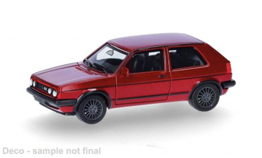 Volkswagen Golf 1/87 Herpa II GTI rot 1:87 modellino in miniatura