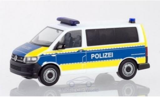 Volkswagen T6 1/87 Herpa Bus Polizei Brandenburg modellino in miniatura