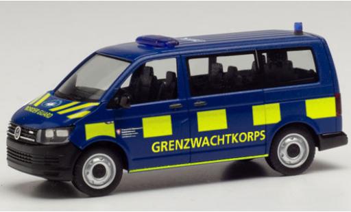 Volkswagen T6 1/87 Herpa Bus Schweizer Grenzwachtkorps modellino in miniatura