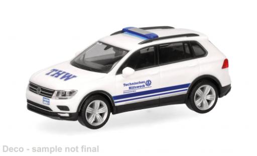 Volkswagen Tiguan 1/87 Herpa weiss THW Gera Thüringen 1:87 modellino in miniatura