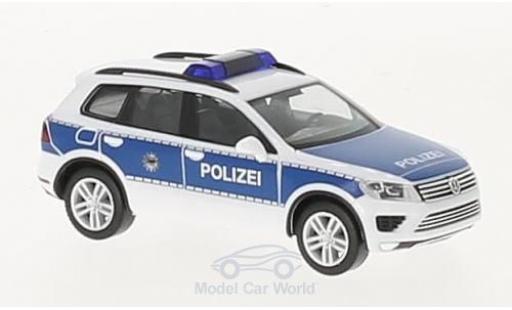 Volkswagen Touareg 1/87 Herpa Bundespolizei modellino in miniatura