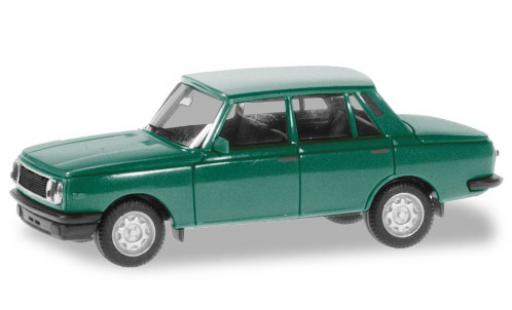 Wartburg 353 1/87 Herpa verde 1984 modellino in miniatura