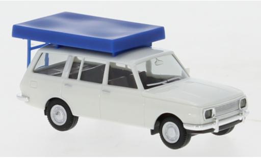 Wartburg 353 1/87 Herpa Tourist avec Tente sur toit dans le état de conduite modellino in miniatura