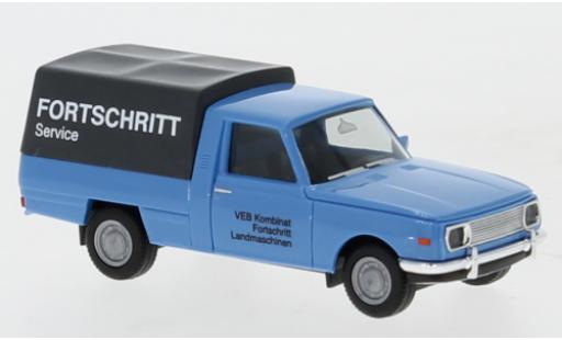 Wartburg 353 1/87 Herpa Trans Fortschritt Service 1966 avec toile modellino in miniatura