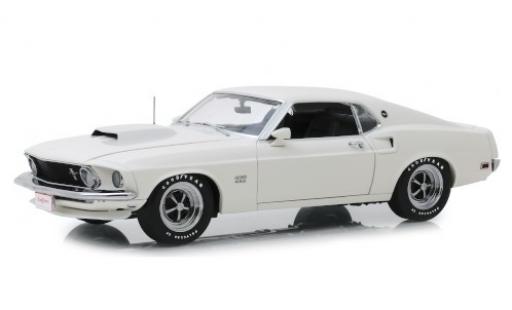Ford Mustang 1/18 Highway 61 BOSS 429 bianco 1969 modellino in miniatura