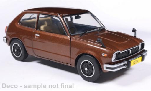 Modellini auto Honda Civic braun 1972 1/24 WhiteBox