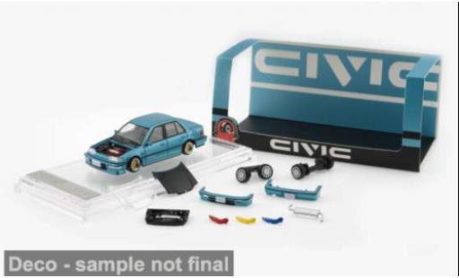 Honda Civic 1/64 BM Creations (EF2) blau 1991 1:64 modellino in miniatura