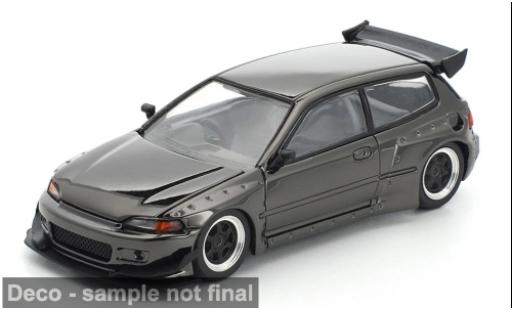 Honda Civic 1/64 Pop Race EG6 anthrazit 1:64 modellino in miniatura