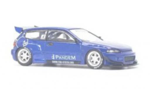 Honda Civic 1/64 Pop Race (EG6) by Pandem blau 1:64 modellino in miniatura