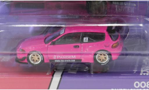 Honda Civic 1/64 Pop Race (EG6) by Pandem pink 1:64 modellino in miniatura