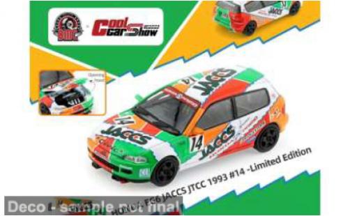 Honda Civic 1/64 BM Creations (EG6) JTCC Mooncraft JACCS #14 N.Hattori/K.Kaneishi 1:64 modellino in miniatura