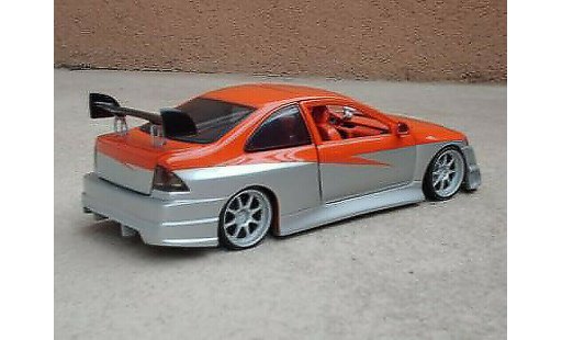 Honda Civic Base 1/18 Ertl parotech orange grigio modellini auto