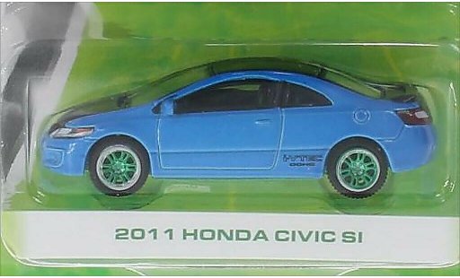Honda Civic Si 1/64 Greenlight Special Version blu/nero 2011 modellini auto
