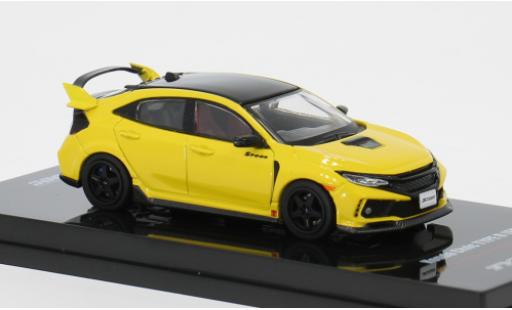 Honda Civic 1/64 INNO64 Type R (FK8) gelb/schwarz 1:64 modellini auto