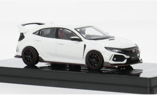 Honda Civic 1/64 INNO64 Type R (FK8) weiss 2017 1:64 modellino in miniatura