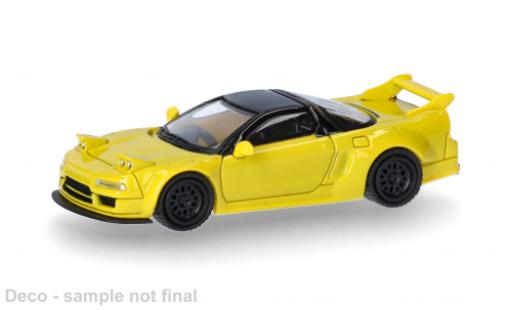Modellini auto Honda NSX mit austauschbaren Scheinwerfern gelb 1/87 Micro City 87