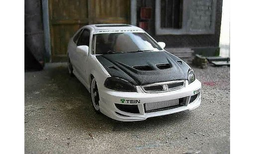 Honda Civic Si 1/18 Hot Wheels ek jdm coupe modellini auto
